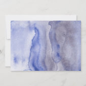 Invitation Aquarelle florale moderne Script Graduation Photo (Dos)