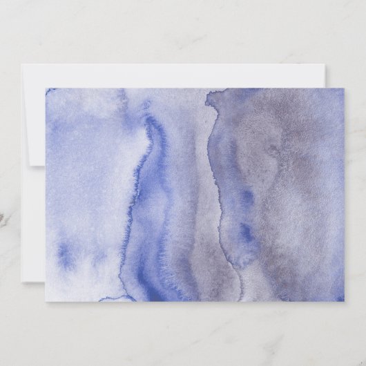 Invitation Aquarelle florale moderne Script Graduation Photo (Dos)