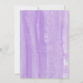 Invitation Aquarelle Florale Or Calligraphie Quinceanera (Dos)