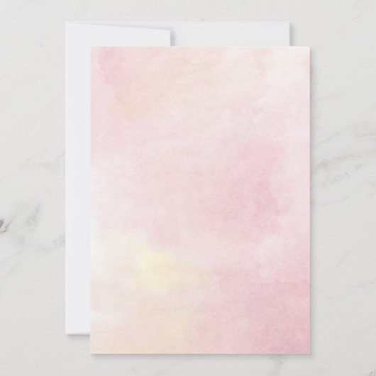 Invitation Aquarelle florale Quinceanera 15e anniversaire Scr (Dos)