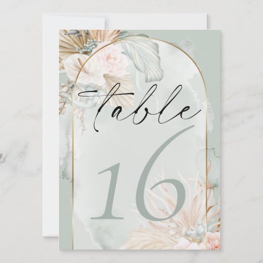 Invitation Aquarelle florale Rose de corail rustique (Dos)