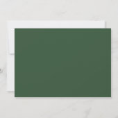 Invitation Aquarelle Florale Tropicale Mariage Vert (Dos)