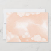 Invitation Aquarelle floue Géométrique 60e anniversaire (Dos)