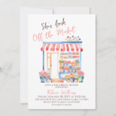 Invitation Aquarelle Fraîche Hors Fête des mariées Florale (Devant)