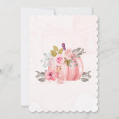 Invitation aquarelle Friendsgiving Citrouille Pivo (Dos)