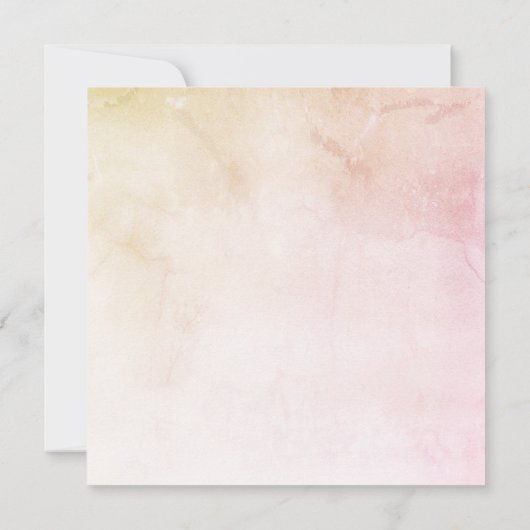 Invitation Aquarelle Fruits Berry Baby shower sucré (Dos)