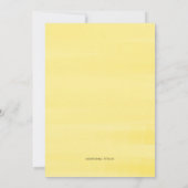 Invitation Aquarelle Fruits d'été Fête de Graduation Florale (Dos)