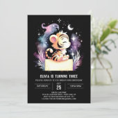Invitation Aquarelle Fun Tiger Anniversaire (Debout devant)