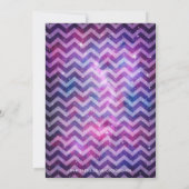 Invitation Aquarelle Galaxie Sous Les Étoiles (Dos)