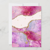 Invitation Aquarelle Galaxy Agate Bar Mitzvah / Bat mitzvah (Dos)