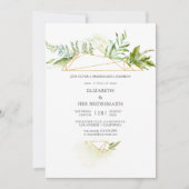 Invitation Aquarelle Géométrique Crystal Bridesservantes Déje (Devant)