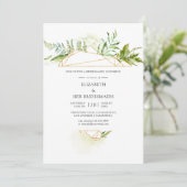 Invitation Aquarelle Géométrique Crystal Bridesservantes Déje (Debout devant)