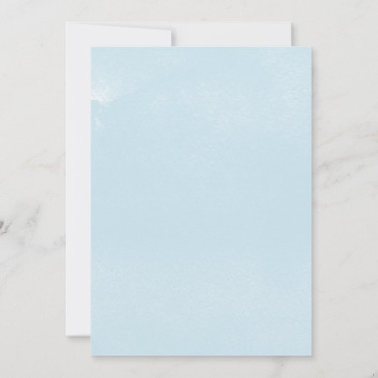 Invitation Aquarelle géométrique | Mariage argenté (Dos)