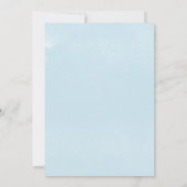 Invitation Aquarelle géométrique Mariage officiel (Dos)