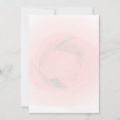 Invitation Aquarelle Glace, Flamants roses Anniversaire Fête (Dos)