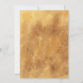 Invitation Aquarelle GoldenSantaClaus (Dos)