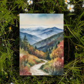 Invitation Aquarelle Great Smoky Mountains