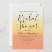 Invitation Aquarelle Halloween Candy Corn Fête des mariées (Devant)