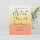 Invitation Aquarelle Halloween Candy Corn Fête des mariées (Debout devant)