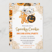 Invitation Aquarelle Halloween Cookie Décoration Party (Devant / Derrière)