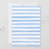 Invitation Aquarelle Hiver Arctique Animaux Anniversaires de (Dos)