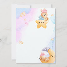 Aquarelle Illustrée Bleu Et Rose Motif Gradient