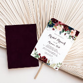 Invitation Aquarelle illustrée Fête des mariées de brunch nup