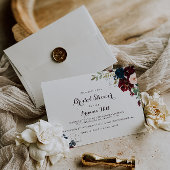 Invitation Aquarelle illustrée Fête des mariées horizontale