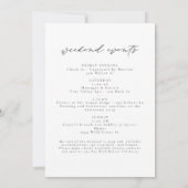 Invitation Aquarelle Indianapolis Indiana Skyline City (Dos)