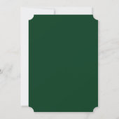 Invitation Aquarelle Ivy Ferns Sage Green Silver Communion (Dos)