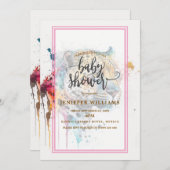 Invitation Aquarelle Jaguar (Devant / Derrière)