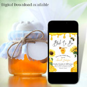 Invitation Aquarelle Jaune Mariée de Miel à la Fête des marié