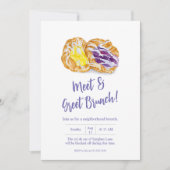 Invitation Aquarelle Jelly Danishes Quartier Brunch (Devant)