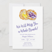 Invitation Aquarelle Jelly Danishes Retraite Brunch (Devant)