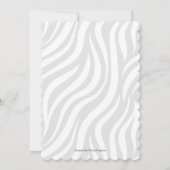 Invitation Aquarelle Jungle thème baby shower Jaune moderne (Dos)