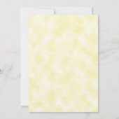 Invitation Aquarelle Lavande Jaune 30 & Fabuleux anniversaire (Dos)