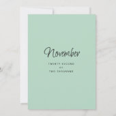 Invitation Aquarelle lavande rose menthe corail mariage flora (Dos)