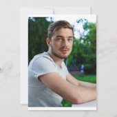 Invitation Aquarelle L'Avenir Est Une Bonne Fête De Graduatio (Dos)