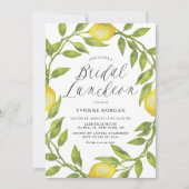 Invitation Aquarelle Lémérite Verdure Wreath Bridal Luncheon (Devant)
