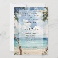 Aquarelle Les Seychelles Tropical Beach Wedding