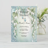 Invitation Aquarelle Lily de la Fête des mariées de la vallée (Debout devant)