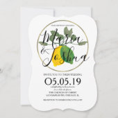 Invitation Aquarelle Limoncillo Lime Citron (Devant)
