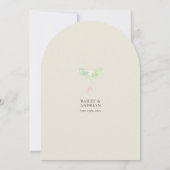 Invitation Aquarelle Luna Moth Mariage (Dos)
