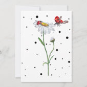 Invitation Aquarelle magique mignonne 2e anniversaire fille L (Dos)