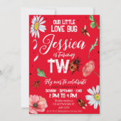 Invitation Aquarelle magique mignonne fille d'anniversaire (Devant)