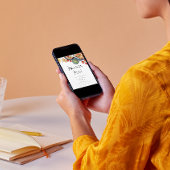 Invitation Aquarelle Mamma Mia italienne ! Baby shower