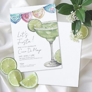 Invitation Aquarelle Margarita Cinco De Mayo