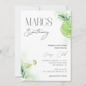 Invitation Aquarelle Margarita Cocktail & Fête des mariées de (Devant)