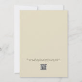 Invitation Aquarelle marguerite diamant mariage (Dos)