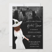 Invitation Aquarelle Mariage Personnalisé Halloween Shower (Devant)